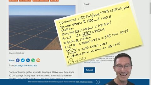 World's Largest Solar Array - HVDC Transmission Calculations...