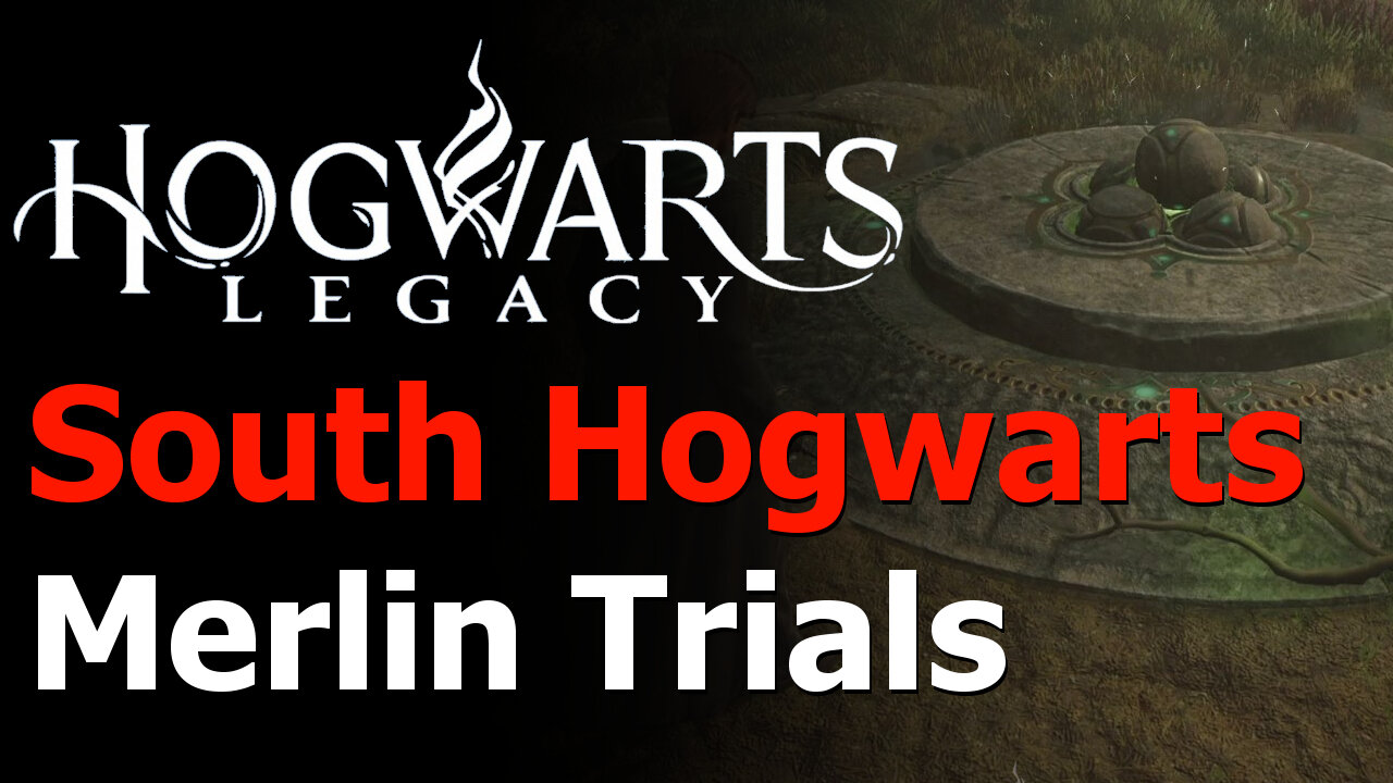 Hogwarts Legacy - All 15 South Hogwarts Merlin Trials Guide - Merlin's Beard Achievement/Trophy