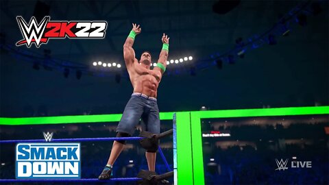 WWE 2K22 John Cena Vs. Drew McIntyre (WWE Friday Night Smackdown) PC Gameplay!