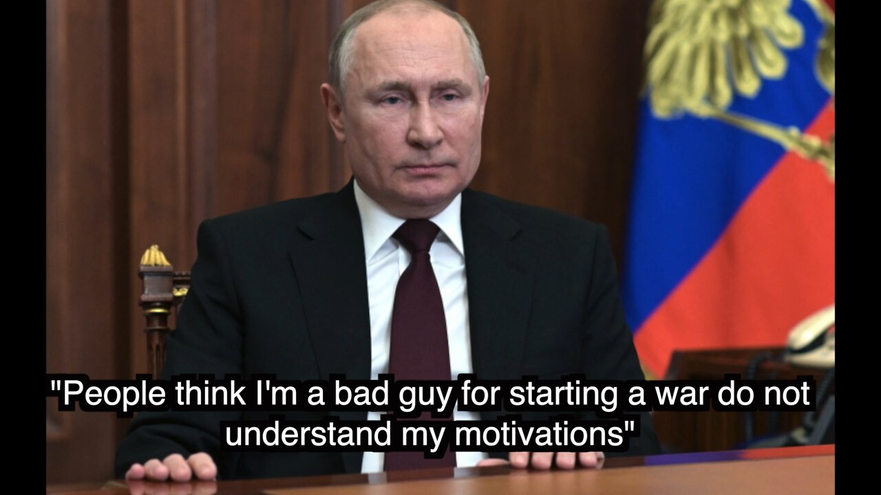 Vladimir Putin Explains Why He’s Invading Ukraine