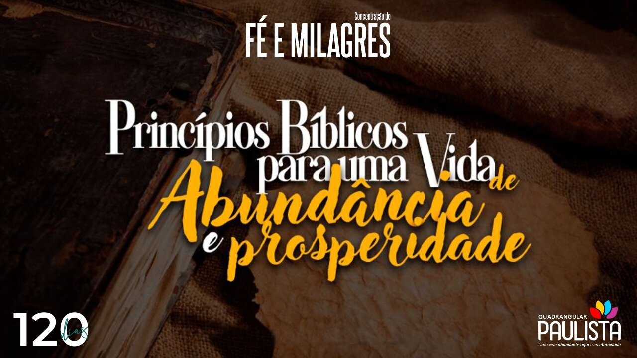 Concentração de Fé e Milagre - 30/08/23