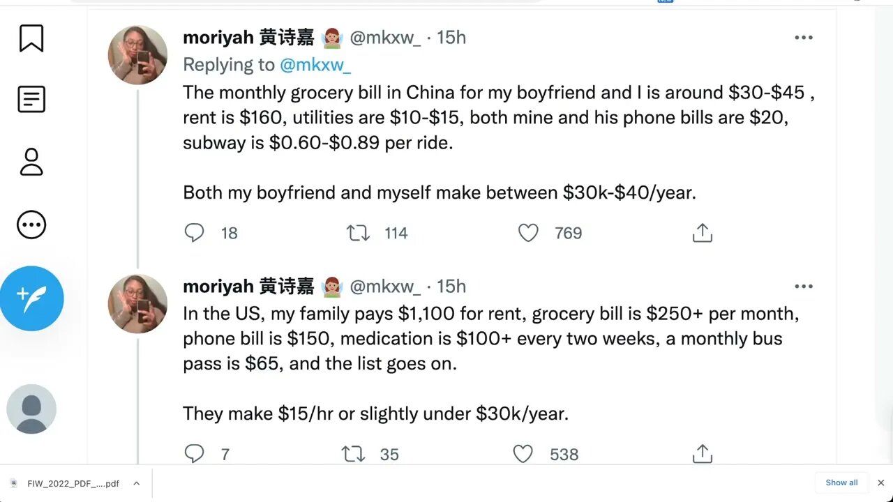 外國人在中國的生活費用