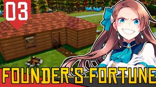 Intrigas sociais e AGRICULTURA - Founder's Fortune #03 [Gameplay Português PT-BR]