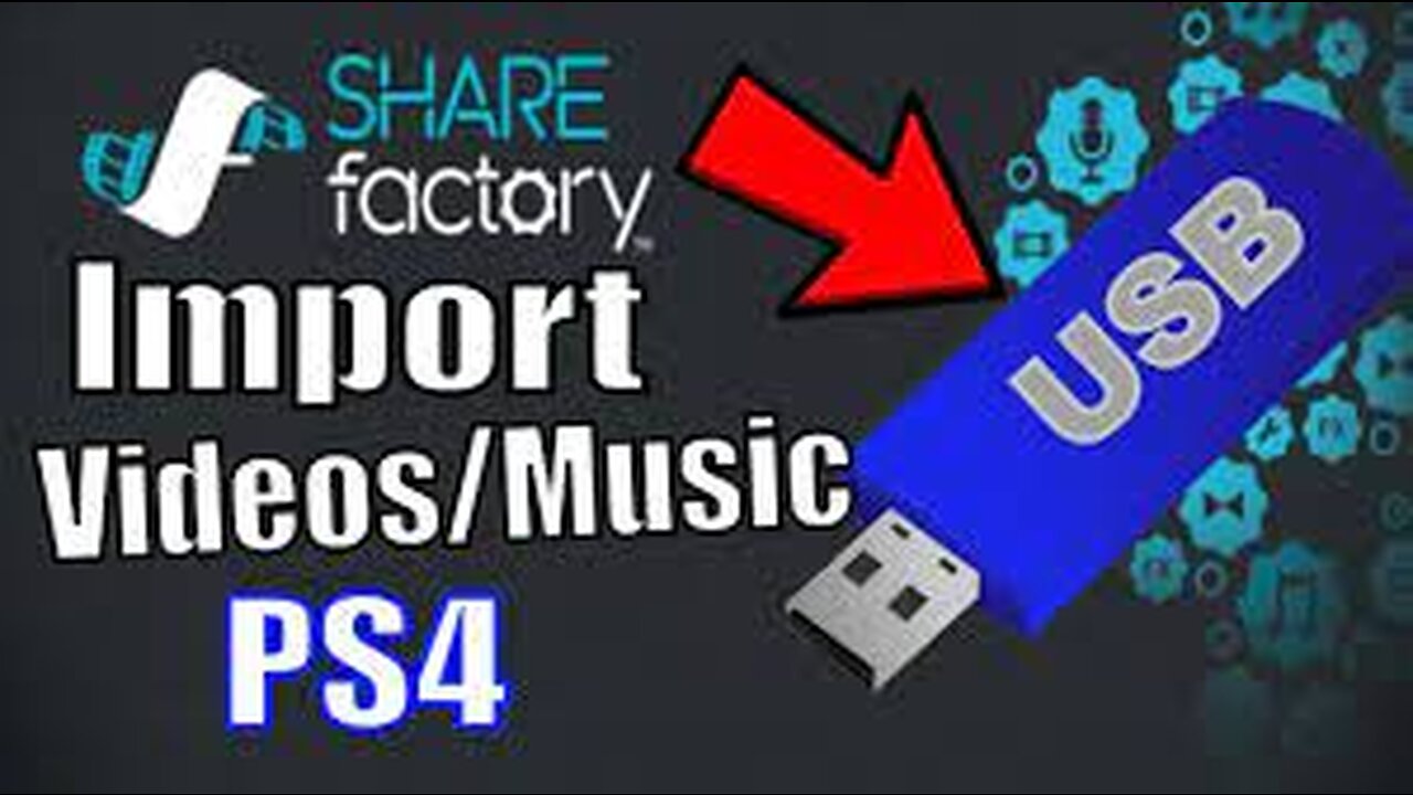 How to import music from a USB drive onto sharefactory!!