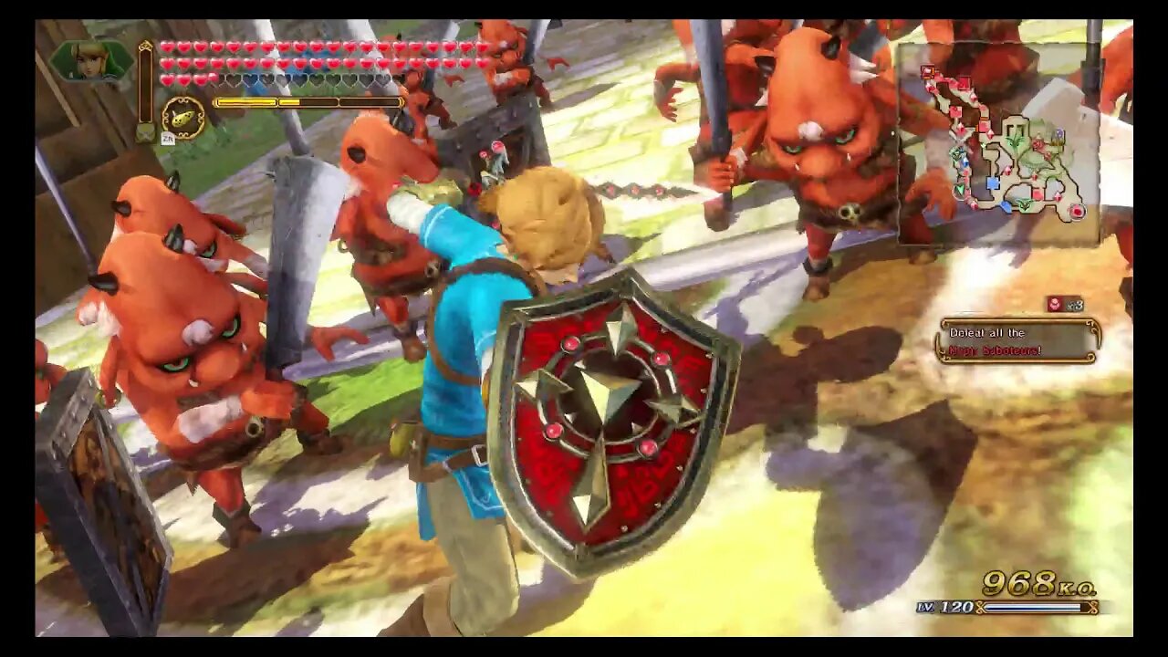 Hyrule Warriors DE - Legend Mode (Hero, 2nd Skulltulas) - Chapter 9: Land In The Sky