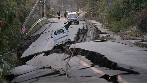 Earthquakes are caused by crumbling old world buildings