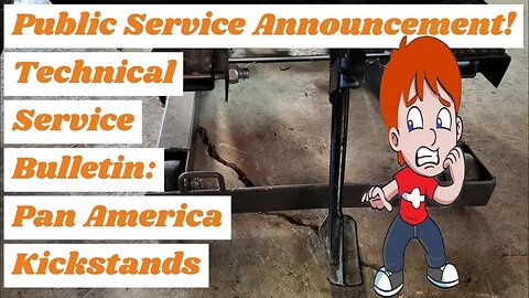 PSA! Technical Service Bulletin: Pan Am Kickstand