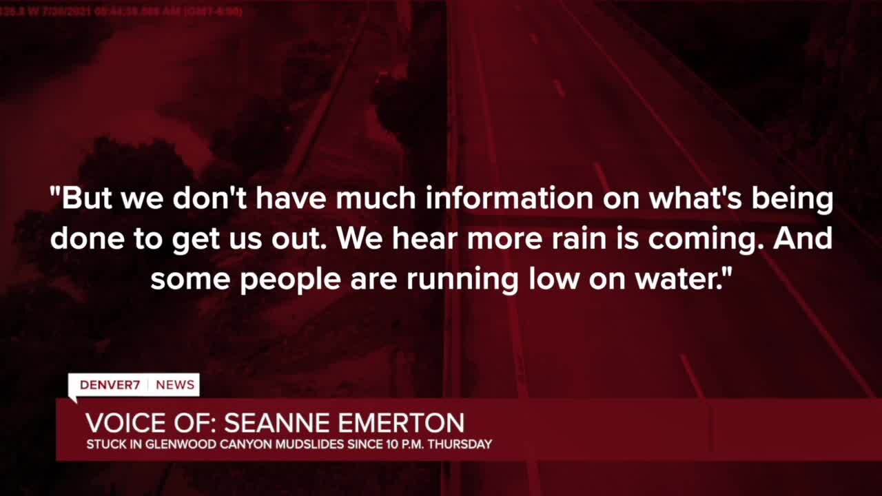 Reports of vehicles trapped on I-70 at Glenwood Canyon following ‘multiple large mudslides’