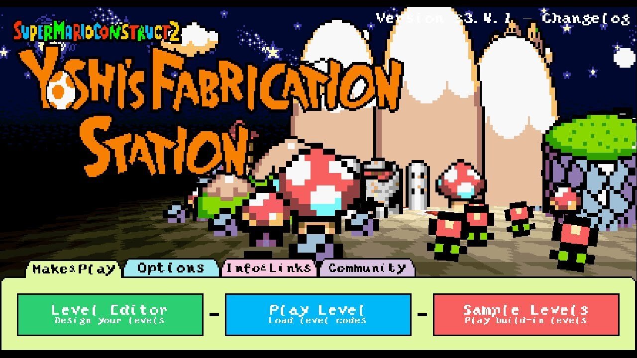 Infinite Yoshis - Yoshi’s Fabrication Station