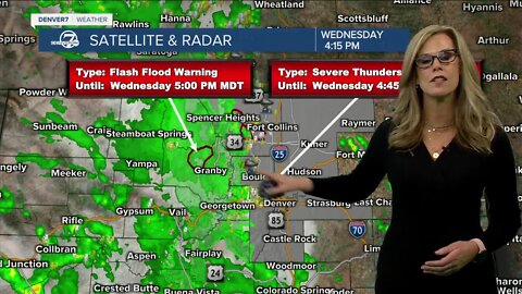 Flash Flood watch in effect in burn scar areas