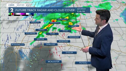 More showers and snow chances Tuesday