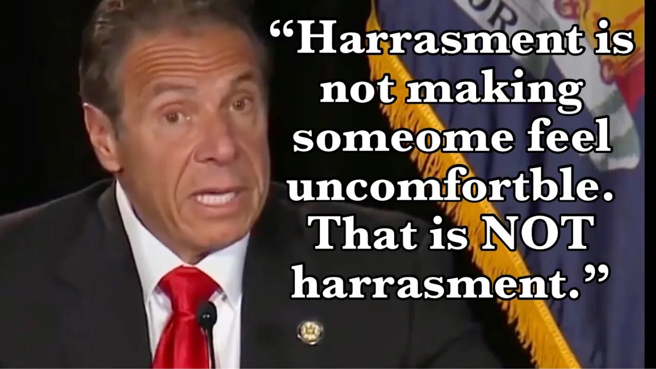 Andrew Cuomo Explains What Harassment Is