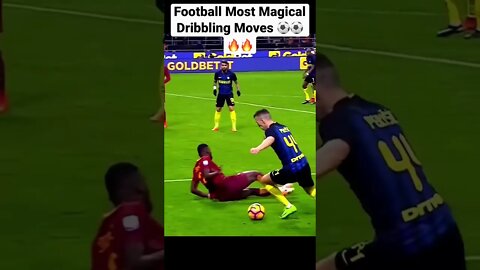 Football Most Magical Dribbling Moves ⚽️⚽️🔥🔥#shorts