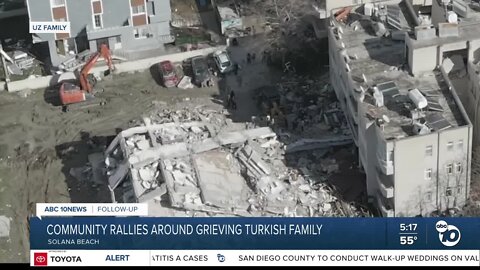 Solana Beach rallies around Turkish family that lost dozens of relatives in earthquake
