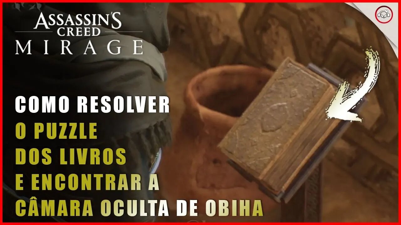 AC Mirage, Como resolver o puzzle dos livros e encontrar a câmara oculta de Oabiha | Super-Dica