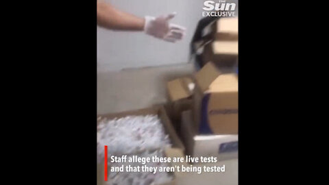 COVID Farce: Leading testing firm dumping test kits in bin while issuing fit-to-fly certificates