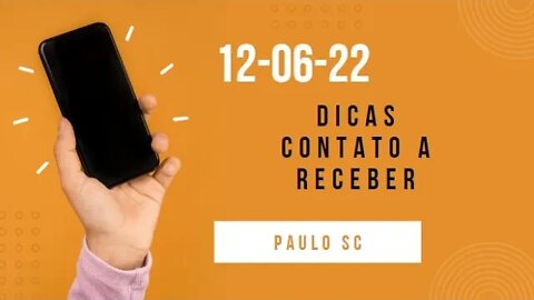 PAULO-SC Dicas contato a receber #nesaragesara