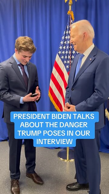 He’s not there to ask difficult journalistic questions of Joe Biden.