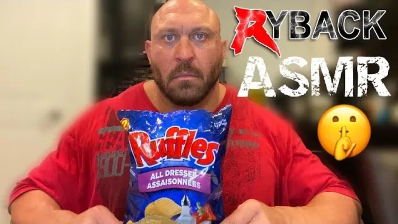 ASMR Eating Ruffles Potato Chips - Ryback ASMR Zoom Crasher/Meme