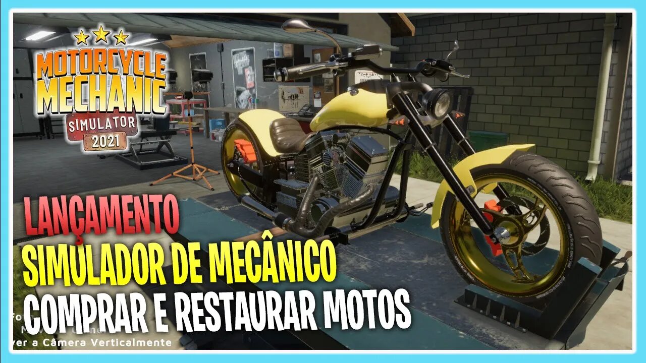 Motorcycle Mechanic Simulator 2021 - NOVO SIMULADOR FOCADO EM MECÂNICA DE MOTOS -