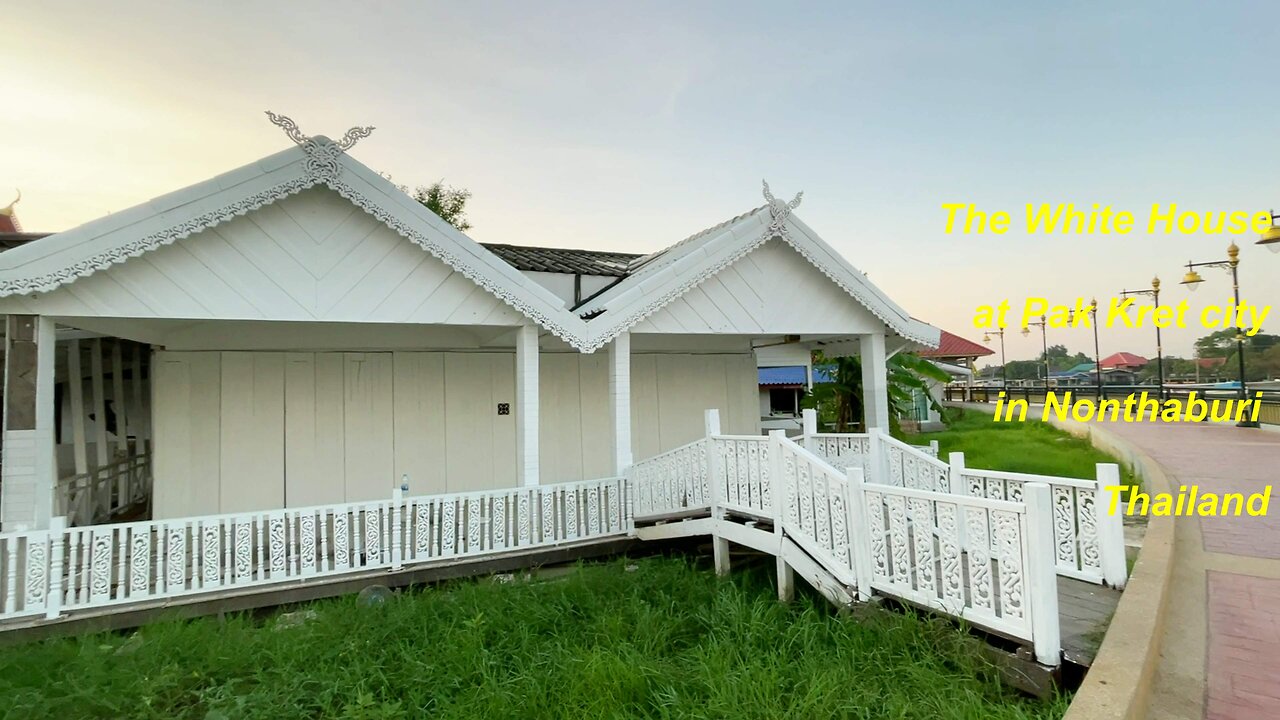 The White House at Pak Kret city in Nonthaburi Thailand