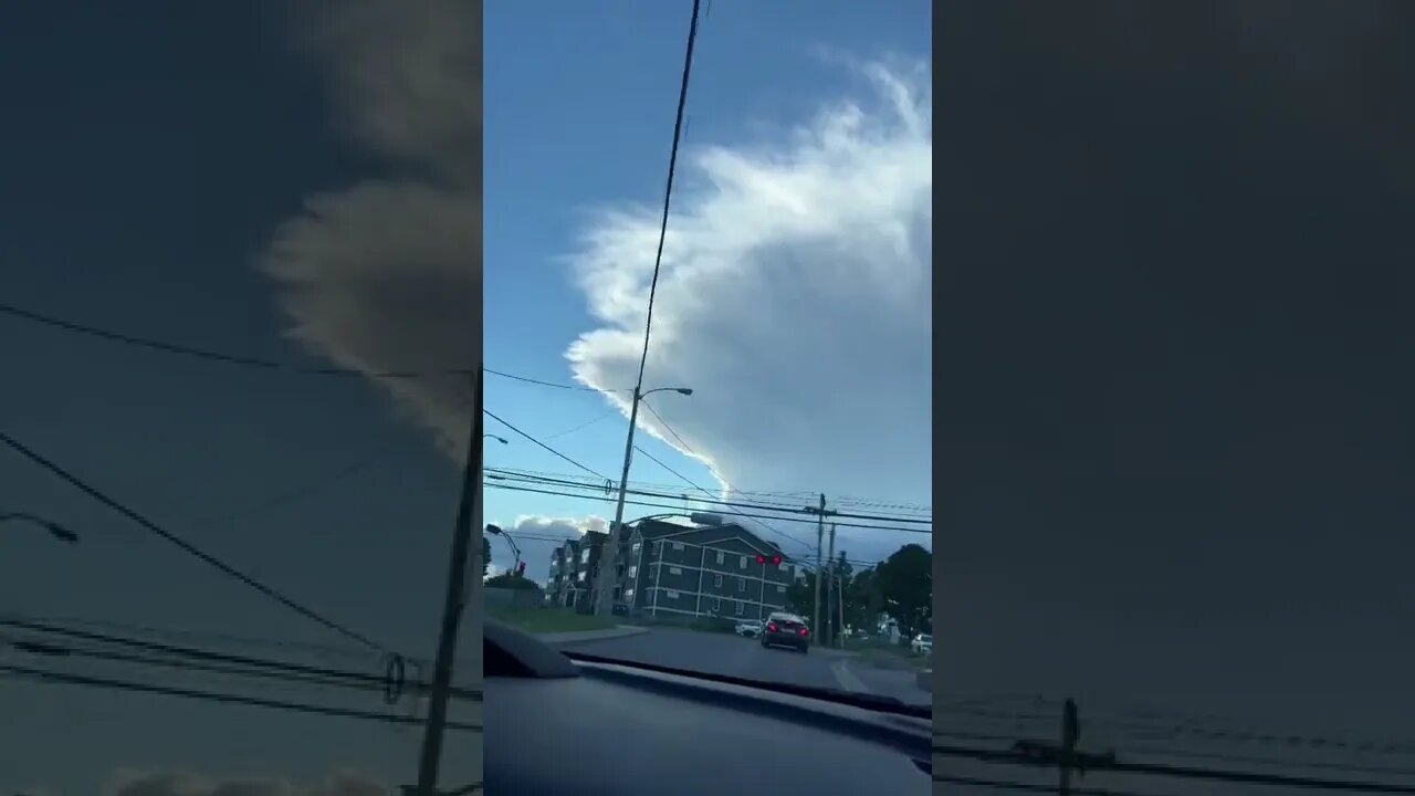 Wild clouds after my surgery