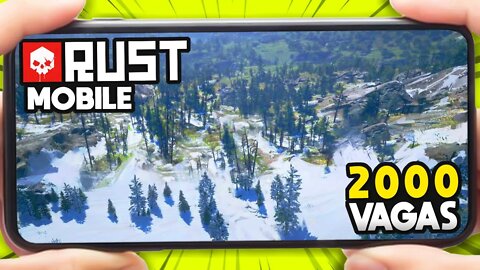 PROJECT EVO - AUMENTOU AS VAGAS PARA O ALPHA! RUST MOBILE