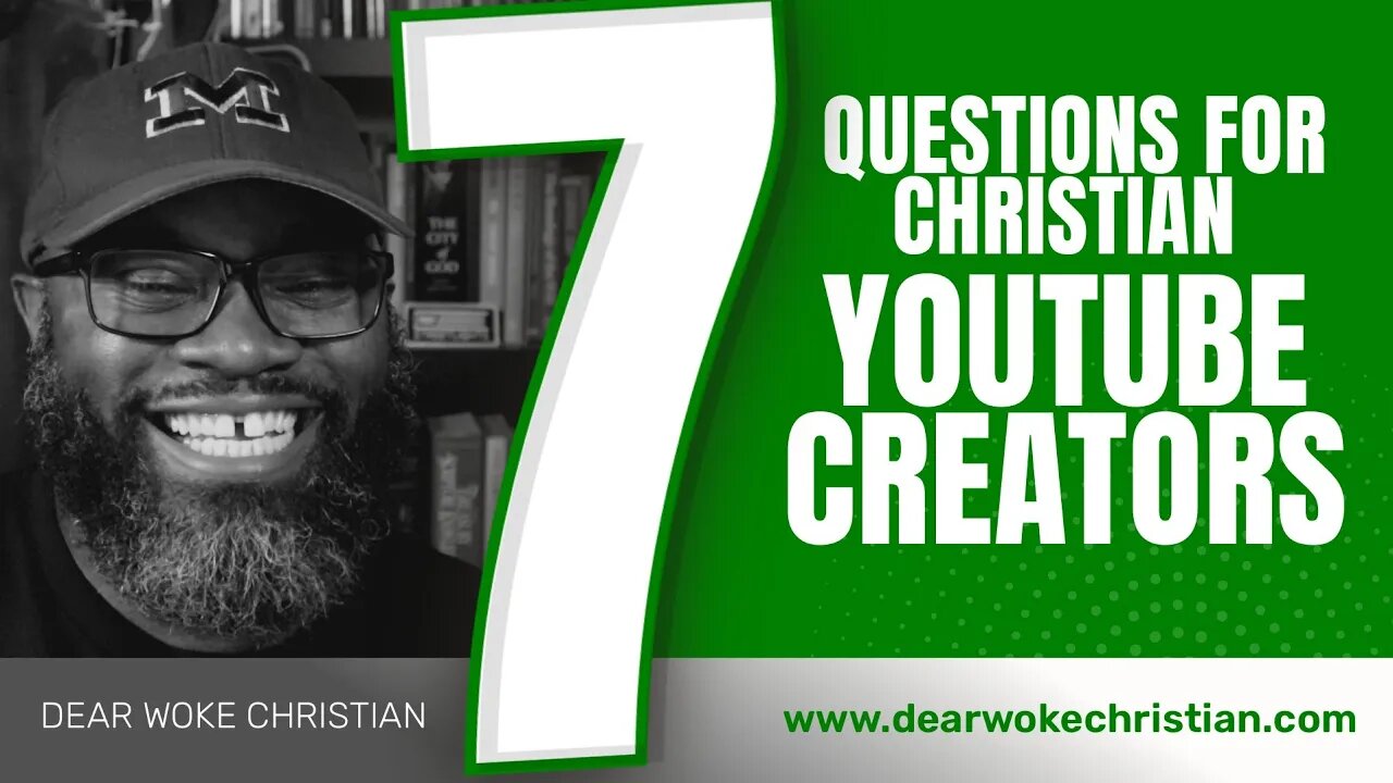7 Questions For Christian YouTube content creators response to @Trinity Radio