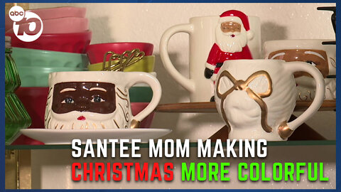 Santee mom creates inclusive Santa Claus mugs, other products