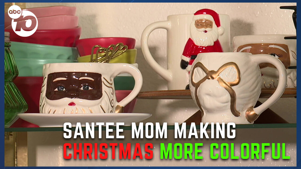 Santee mom creates inclusive Santa Claus mugs, other products