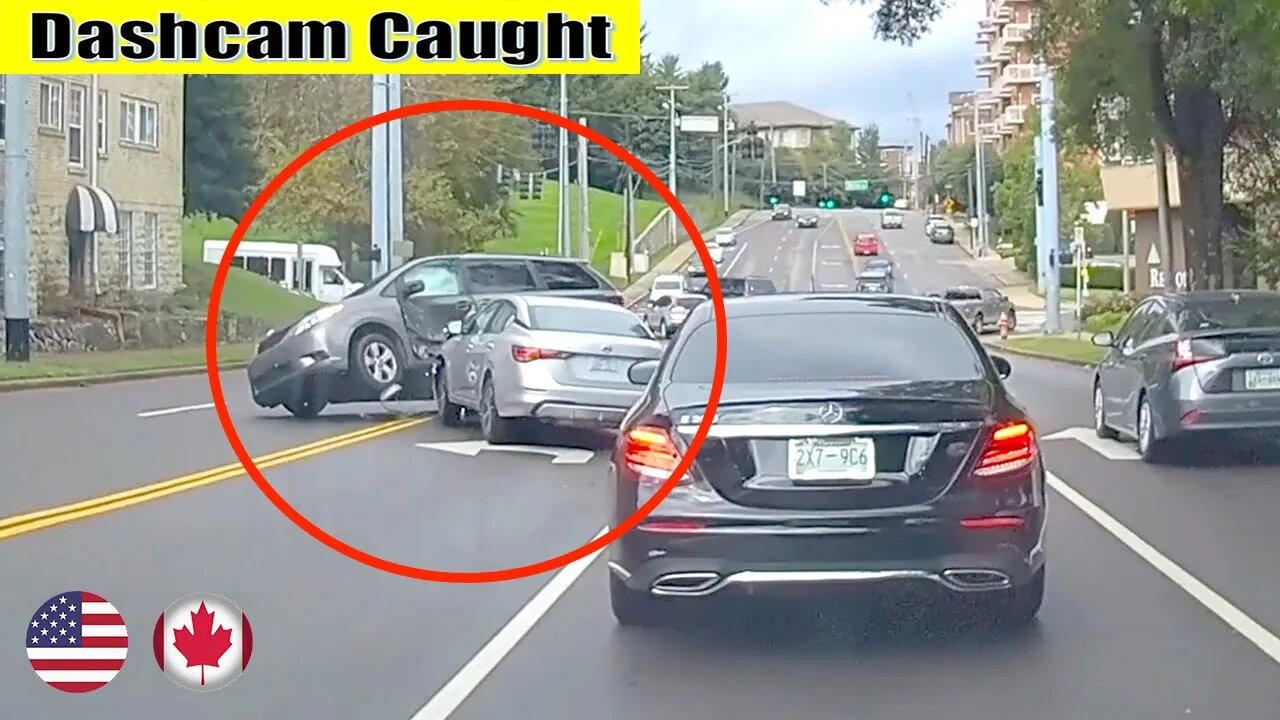 North American Car Driving Fails Compilation - 442 [Dashcam & Crash Compilation]