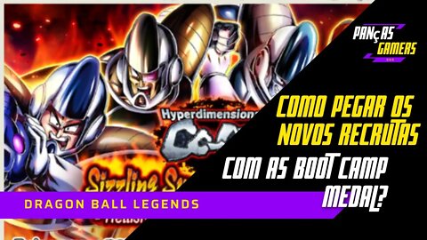 COMO PEGAR OS NOVOS RECRUTAS COM A RECRUIT MEDAL? - DRAGON BALL LEGENDS