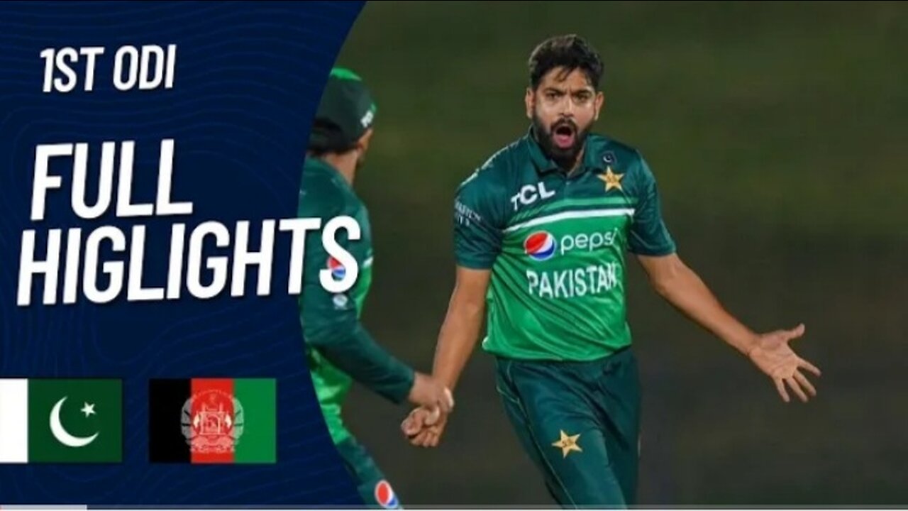 Pakistan vs Afghanistan 1st ODI match full highlights 2023