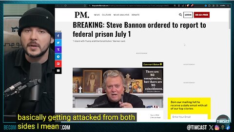 Steven Bannon Ordered TO PRISON July 1st, Democrats Move To IMPRISON Political ENEMIES FASTER