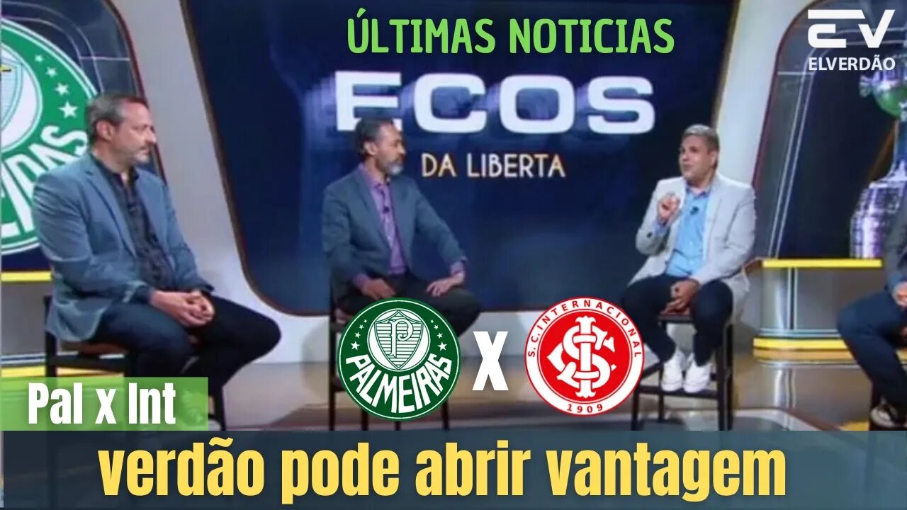 Debate between palm trees x international | Brazilian #palmeiras #ge #globoesporte #verdao