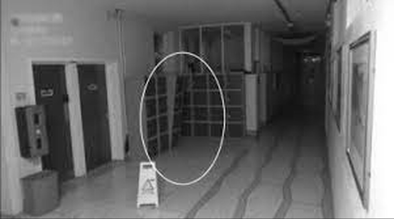 Real ghost caught by CCTV camera