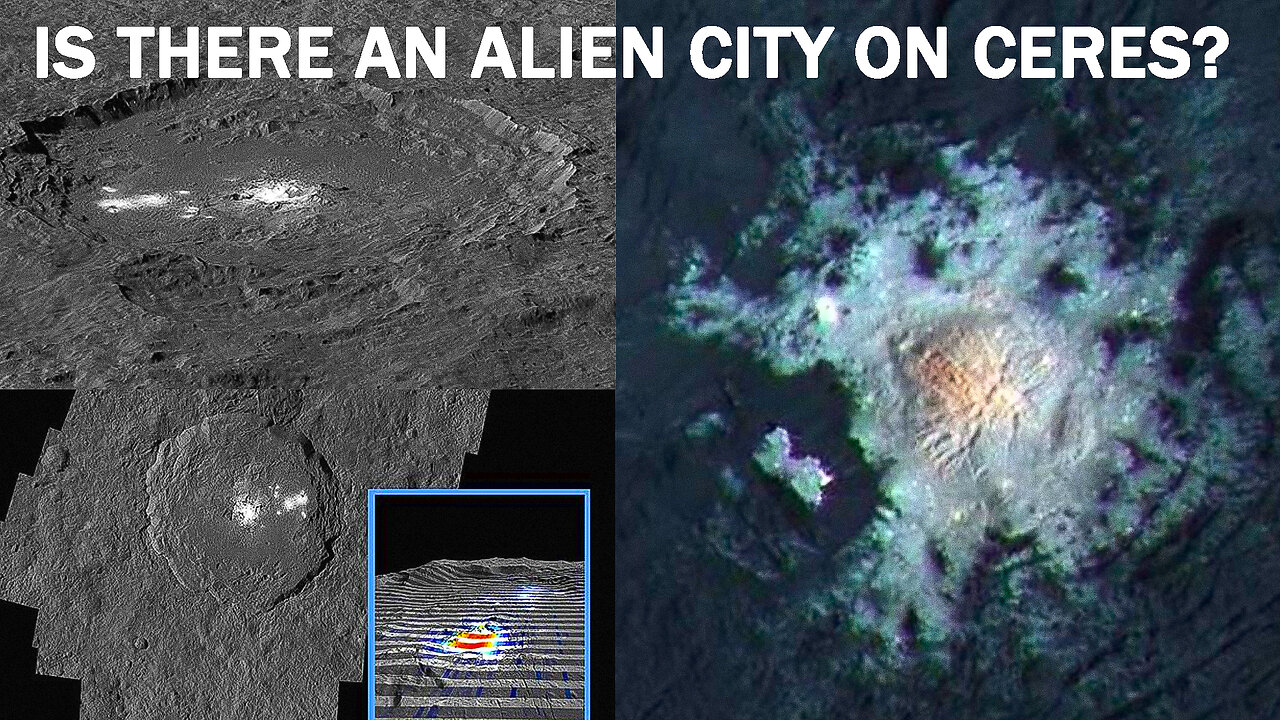 Caught on Tape 2023, UFO 2023, Bright 'City Lights' Found on Ceres by NASA