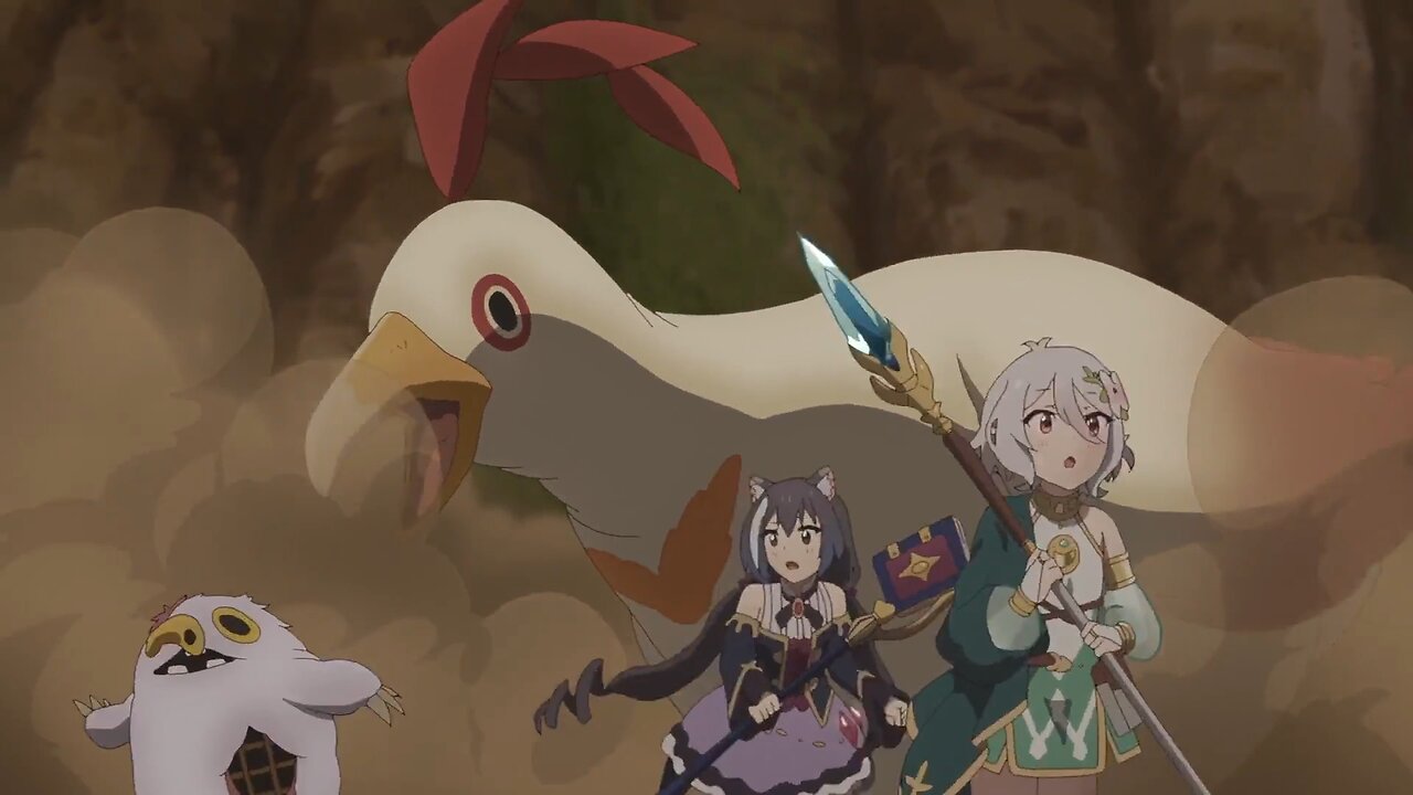 Princess Connect Re:Dive - giant bird fight