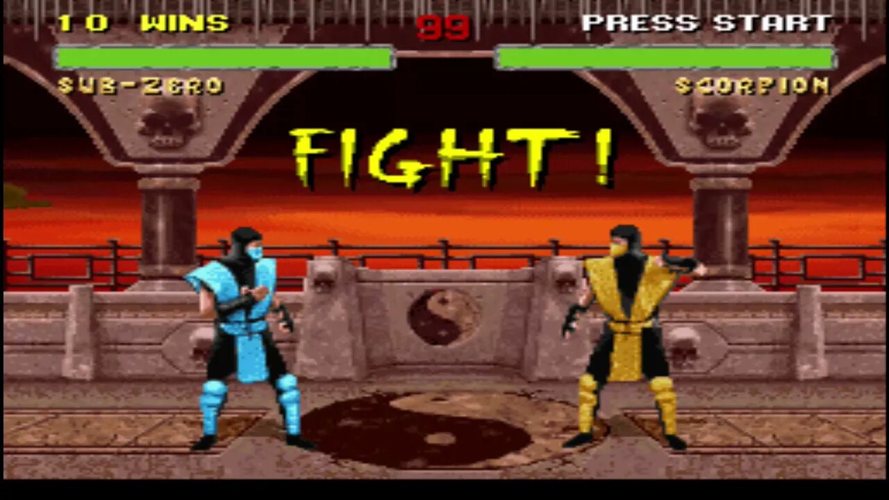 [Replay] Mortal Kombat II (SNES) - Sub-Zero - Very Hard - No Continues