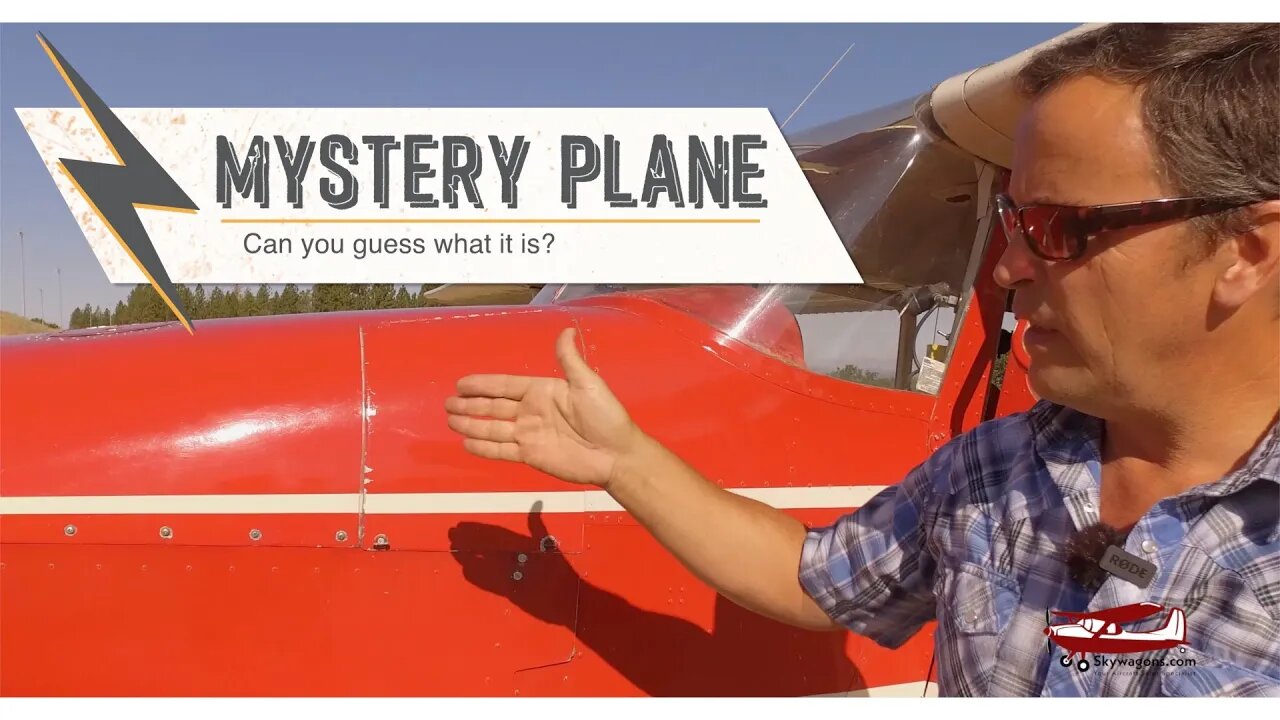 Mystery Plane. See if you know what it is before we tell you.