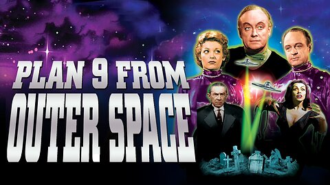 Plan 9 From Outer Space (1959) Ed Wood COLORIZED