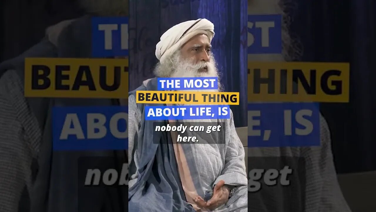 The Most Beautiful Thing About Life - Sadhguru #shorts