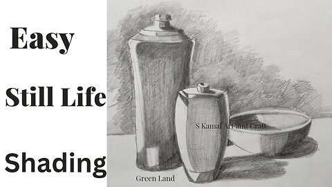 Easy Still Life |3D Pencil shading | tutorial | S Kamal Art and Craft