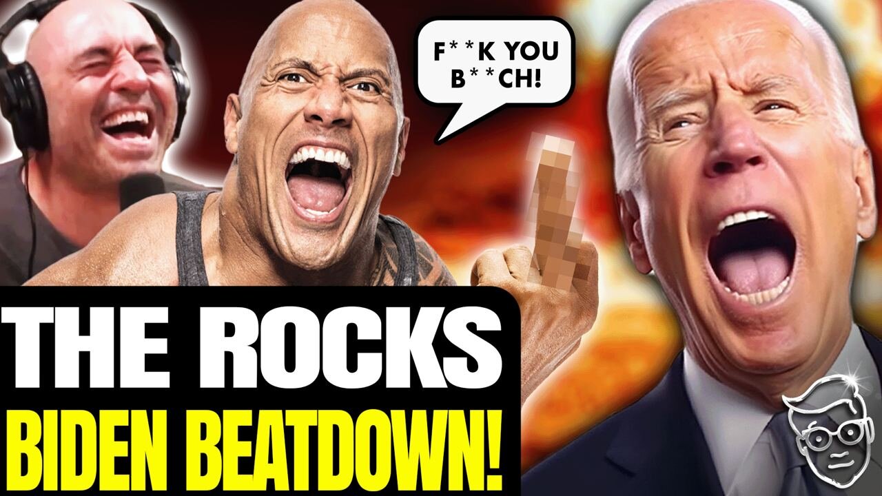 The Rock CURB STOMPS Joe Biden: 'No, No, No! I Do NOT Support Him' | The Rock Running For President?