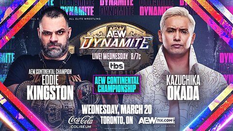 Eddie Kingston vs. Kazuchika Okada! Continental Title Match! #shorts