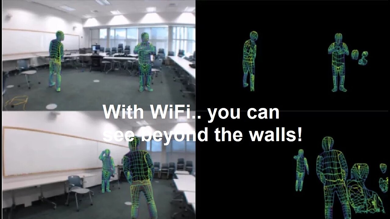 With WiFi.. you can see beyond the walls!