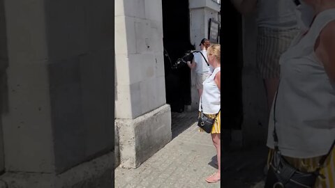horse likes a scratch #horseguardsparade