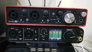 ⚫ MOTU M4 vs Focusrite 2i4 2nd Gen 🔴 - Wich Audio Interface Has Best DAC Audio Converters? Test