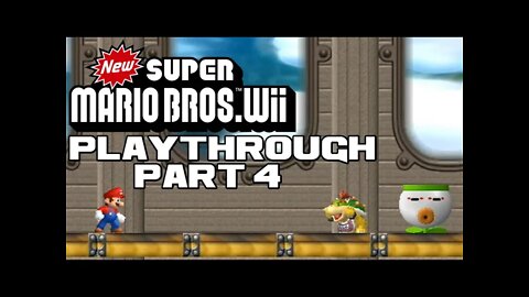 New Super Mario Bros. Wii - Part 4 - Nintendo Wii Playthrough 😎Benjamillion