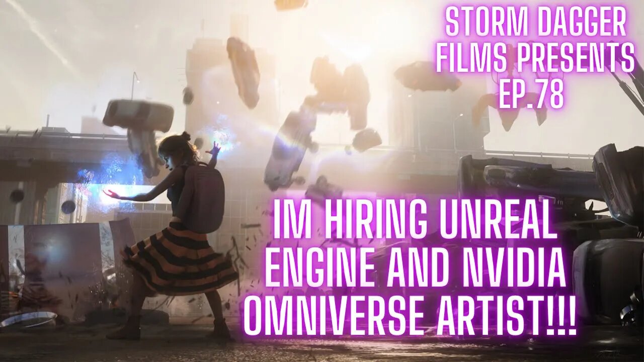 I Am Hiring Unreal Engine and Nvidia Omniverse Artist Apply NOW!!!